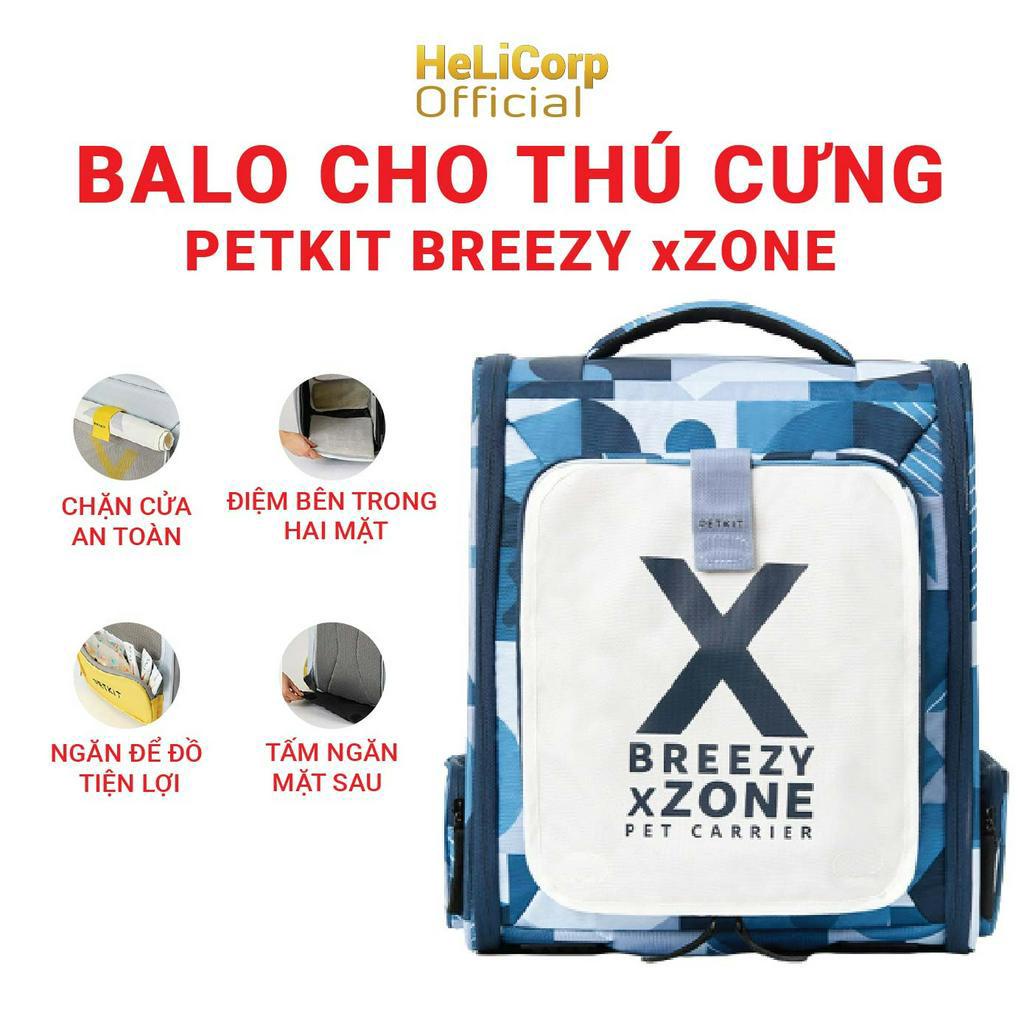 Balo Cho Thú Cưng, Balo Vải Cho Mèo, Chó Thỏ Petkit Breezy xZone - HeLiCorp
