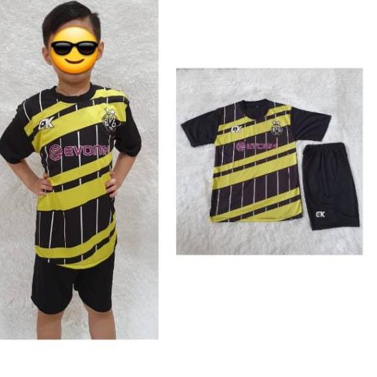 Bộ Quần Áo Bóng Đá Size M-L Cho Trẻ Em Từ 7-12 Tuổi