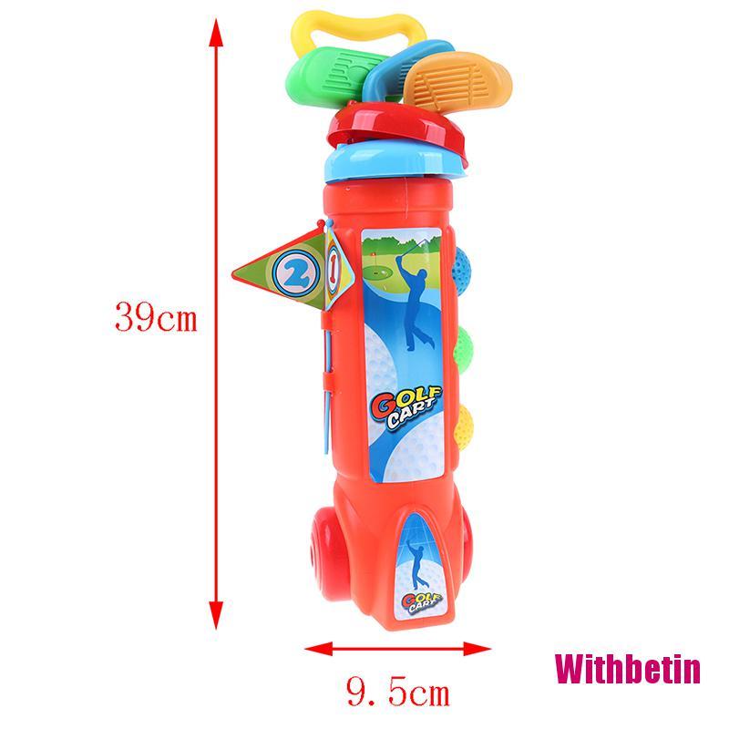 1 Bộ Đồ Chơi Đánh Golf Mini Bằng Nhựa Dành Cho Trẻ Em