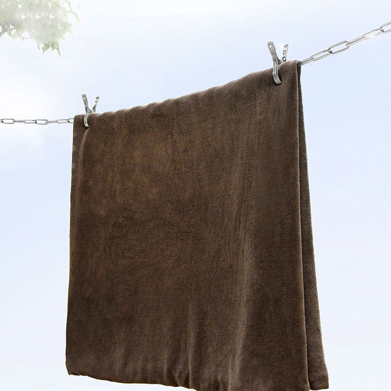 Dây phơi quần áo, dây phơi đồ inox dày 3mm tải trọng 30 - 50kg tặng kèm 2 móc nở sắt