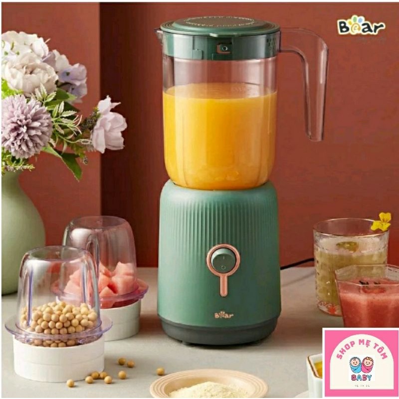 MÁY XAY ĐA NĂNG BEAR 1.2L Model BL-B10B2 Gồm 3 lồng xay (bản Quốc Tế)