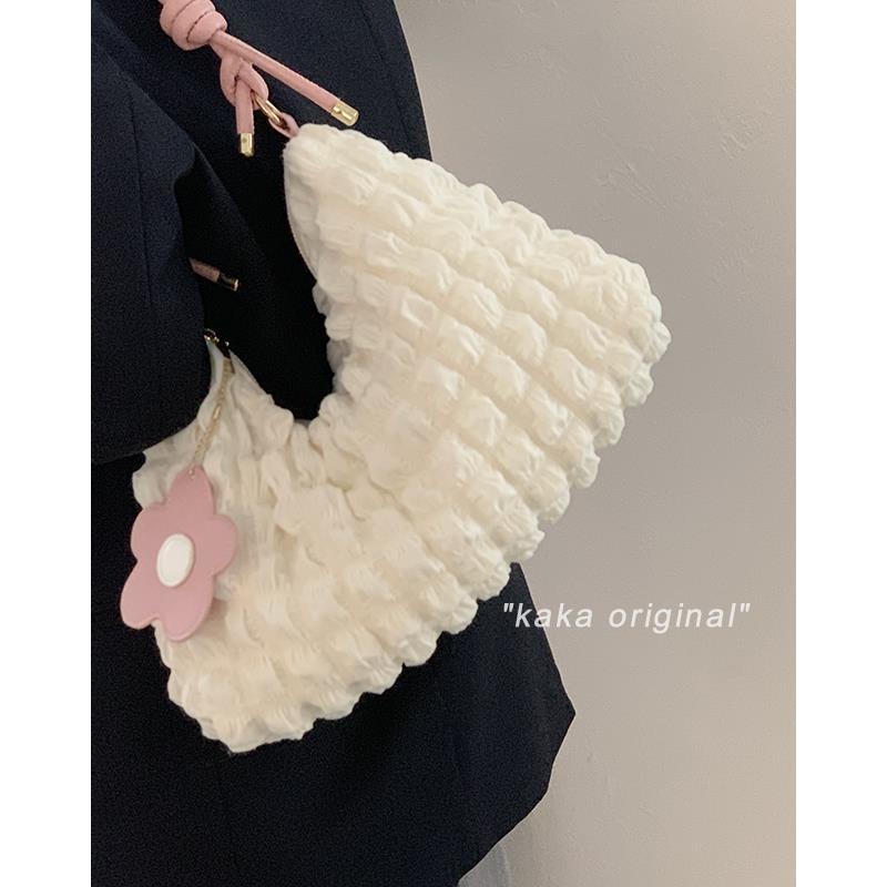 Jiashucheng Túi Tote Đeo Vai / Kẹp Nách Phối Màu Tương Phản Thời Trang Mùa Hè Chất Lượng Cao Dễ Phối Đồ Cho Nữ