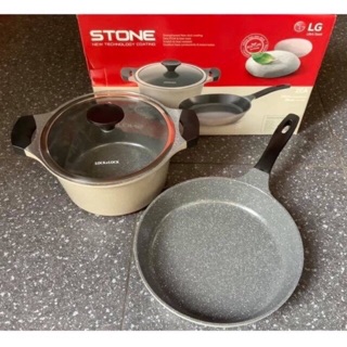 Bộ nồi chảo đá ♨️♨️ stone Lock&Lock