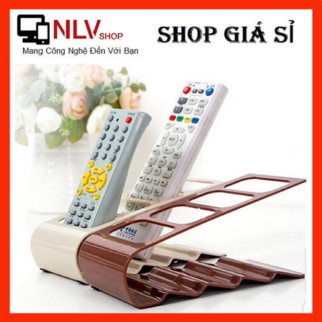 Giá đỡ remote 4 ngăn tiện lợi (GIAO MÀU NGẪU NHIÊN )