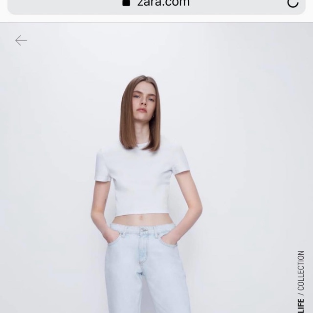 Croptop zara auth