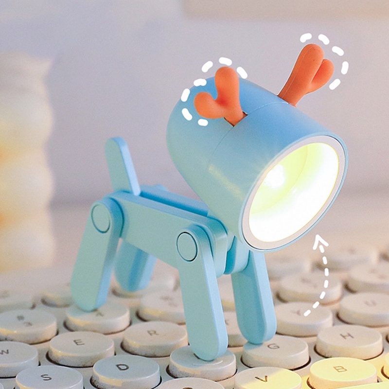 Mô Hình Cún Con Có Đèn LED Sáng Tạo Trang Trí Nội Thất