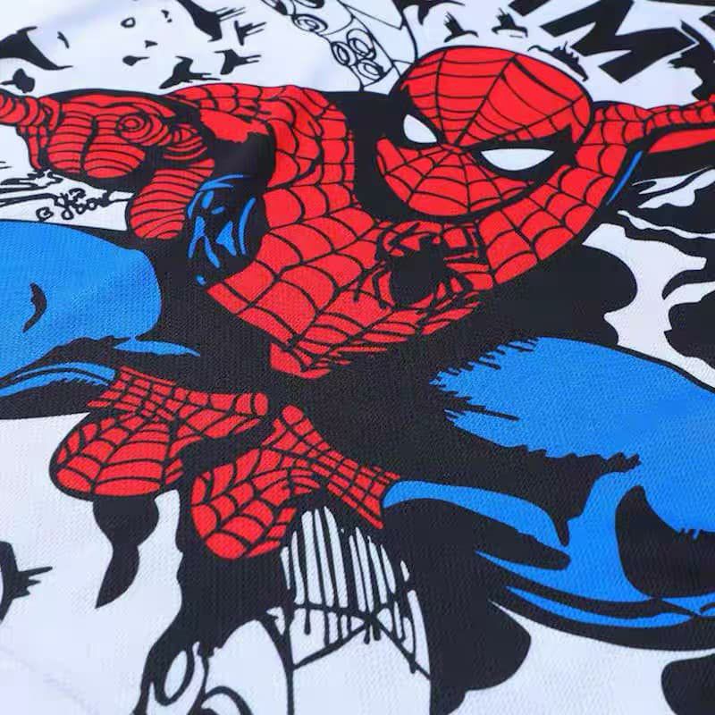 Set bộ thể thao bóng rổ Spiderman _ Chất thông hơi QCCC cho bé Trai/Gái