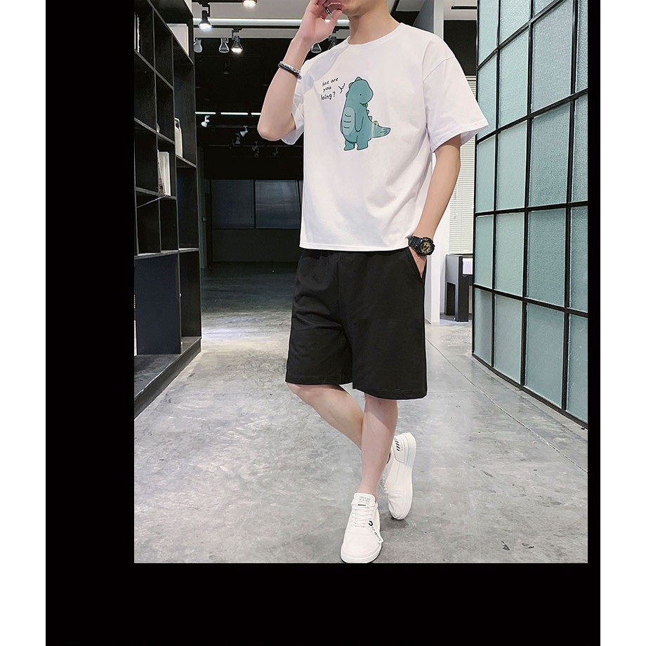 set bộ phong rộng tay lỡ-set bộ dành cho cả nam và nữ phong cách unisex