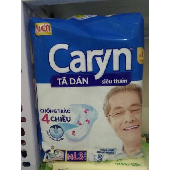 Bỉm dán caryn gói 3 miếng ( cho mẹ sau sinh ) vòng hông 68-122cm