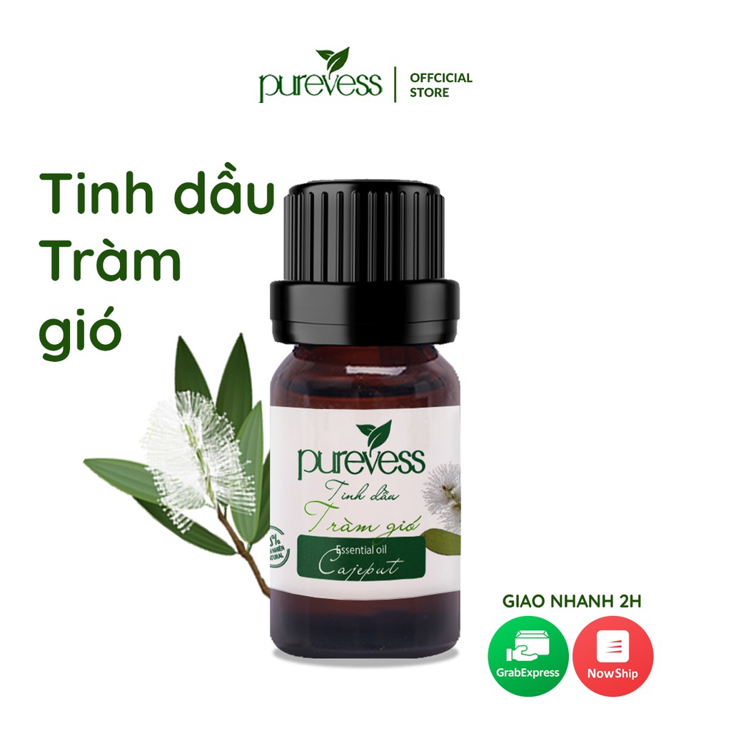 Tinh dầu Tràm Gió giúp giảm mệt mỏi PUREVESS 10ml