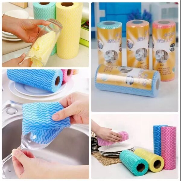 CUỘN GIẤY LAU ĐA DI NĂNG CỰC DAI CÓ THỂ TÁI SỬ DỤNG