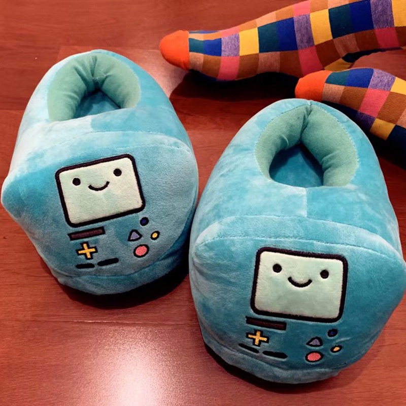 Dép Bông Đi Trong Nhà Cotton Mềm Mại In Hình Hoạt Hình Adventure Time with Finn Jake GP2 Cho Nam Và Nữ