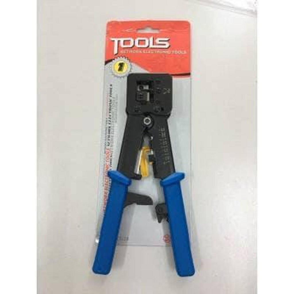 combo kìm bấm mạng xuyên thấu + hạt mạng j45 xuyên thấu