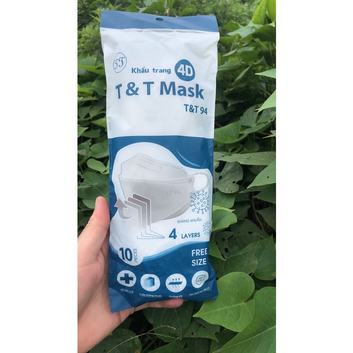 Khẩu Trang Y Tế TT  4D Mask Thoáng Khí  Cho Người Lớn