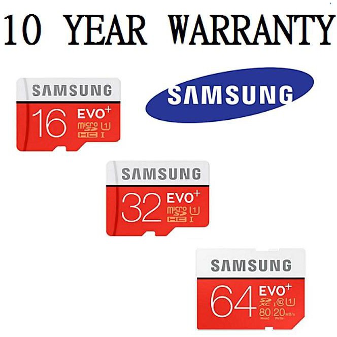 Thẻ nhớ 16GB SAMSUNG Evo Plus Class10 U1 95mb. Bảo hành 5 năm