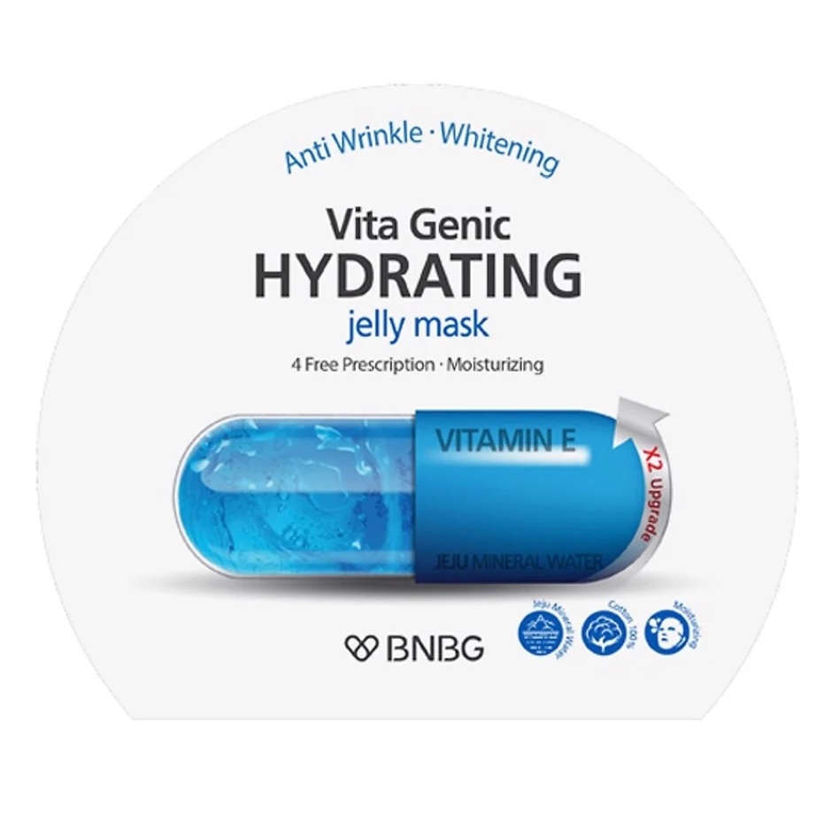 Combo 10 Mặt nạ BNBG dưỡng ẩm cho da Vita Genic Hydrating Jelly Mask 30ml NPP Shoptido