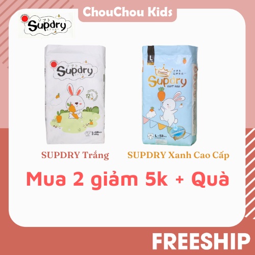 Bỉm Supdry Nội Địa Trung/Tã Supdry Cao Cấp Mỏng Nhẹ Dán/Quần Size S72/M66/L60/M64/L58/XL52/XXL50/XXXL46