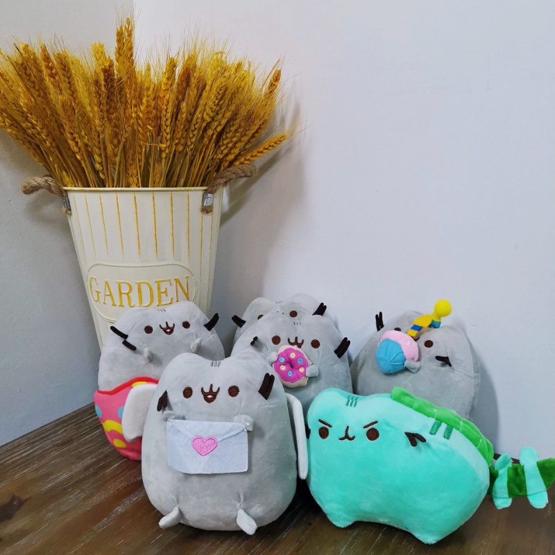 Gối Ôm Mềm Mại Hình Chú Mèo Pusheen, Bánh Quy, Bánh Quy