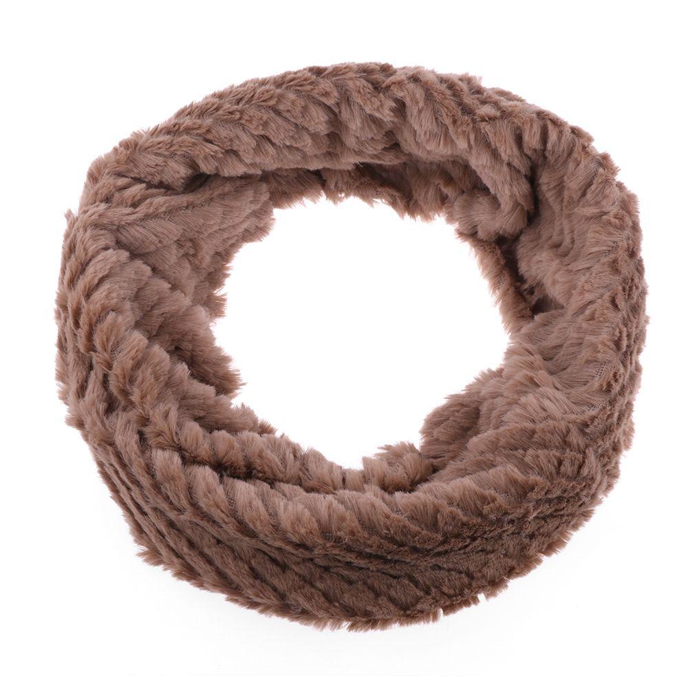 MUVAKO Khăn Choàng Cổ Vải Cashmere Màu Trơn Giữ Ấm Cho Nữ