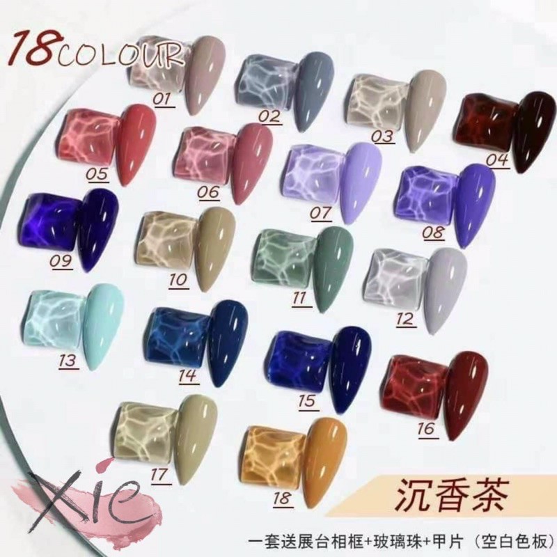 SET SƠN MILAN 18 MÀU - XIE dụng cụ nail&amp;mi❤️