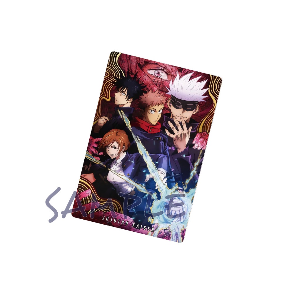 (lẻ 1 tấm) Ảnh card bo góc in hình JUJUTSU KAISEN Chú Thuật Hồi Chiến thẻ bo viền 5*8cm anime chibi sưu tập độc đáo m1