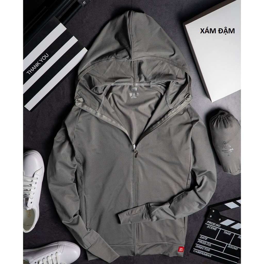 Áo khoác chống nắng nam khóa kéo cao che mặt, áo chống nắng thể thao nam vải kim thoáng mát - ảnh thật ở cuối | BigBuy360 - bigbuy360.vn