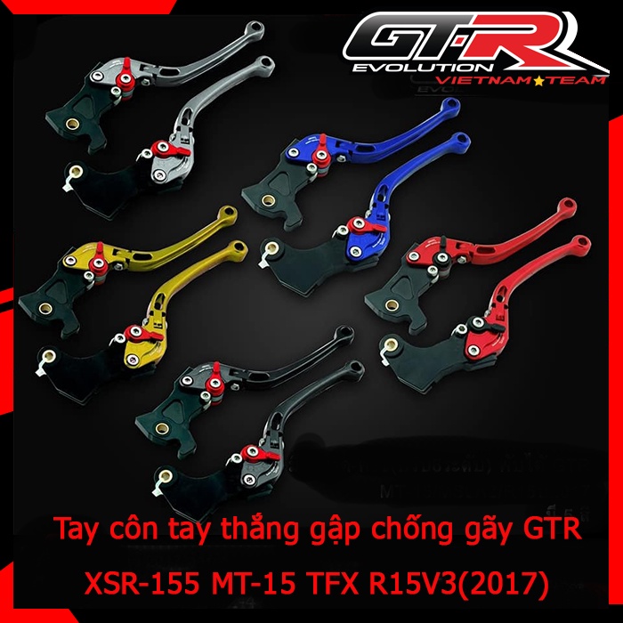 [Chính hãng] Tay côn tay thắng gập chống gãy GTR  XSR155 MT15 TFX R15V3(2017)