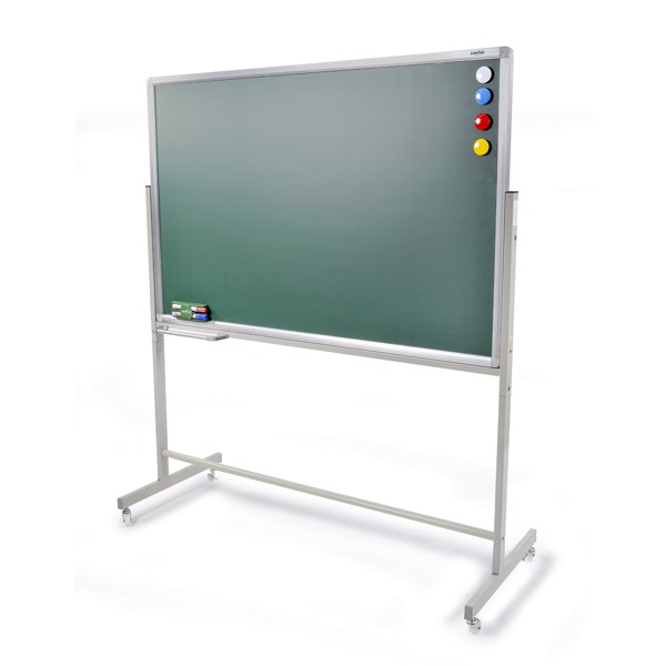 Bảng từ xanh viết phấn có chân di động 1 mặt 80*120cm (Tặng kèm phấn, nam châm) | BigBuy360 - bigbuy360.vn