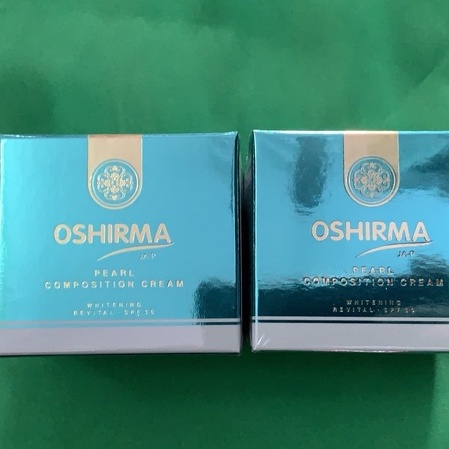 Kem dưỡng da -Kem nén Oshirma ngọc trai tái tạo cải thiện làn da trắng sáng cam kết chính hãng