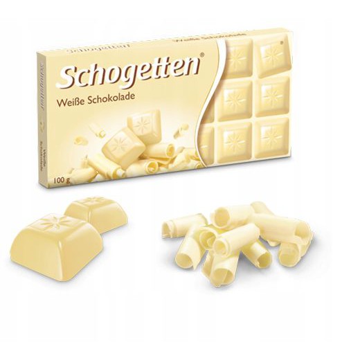 Chocolate Schogetten Weibe Schokolade vị White Choco 100gr