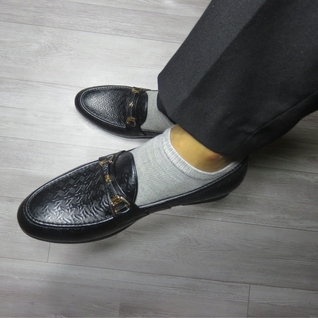 Giày Nam💘Giày Lười Nam Chất Liệu Da Bò Dập Vân Cá Sấu Bảo Hành 12 Tháng MS103 | BigBuy360 - bigbuy360.vn