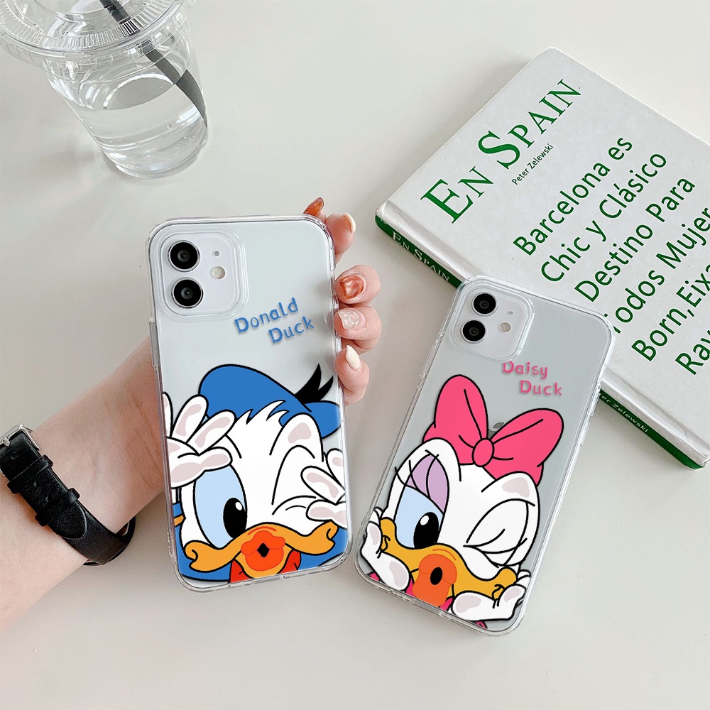 DISNEY Ốp Điện Thoại Tpu Mềm Chống Sốc In Hình Vịt Donald Cho IPhone 11 12 13 Pro Max XS X XR XSMax 7 8 6 6s Plus 5 4 SE 2020