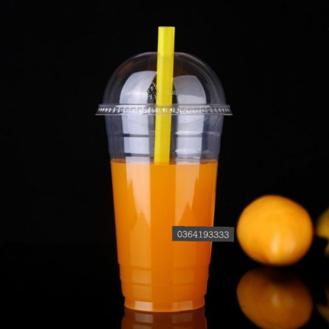 FREESHIP50K Cốc nhựa dùng 1 lần 400ml 50 cái cốc nhựa nắp cầu | BigBuy360 - bigbuy360.vn