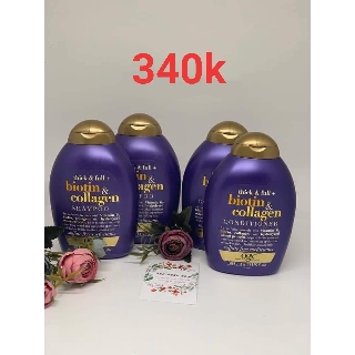 Bộ gội xả Biotin Collagen kích thích mọc tóc giảm gãy rụng hàng Mỹ
