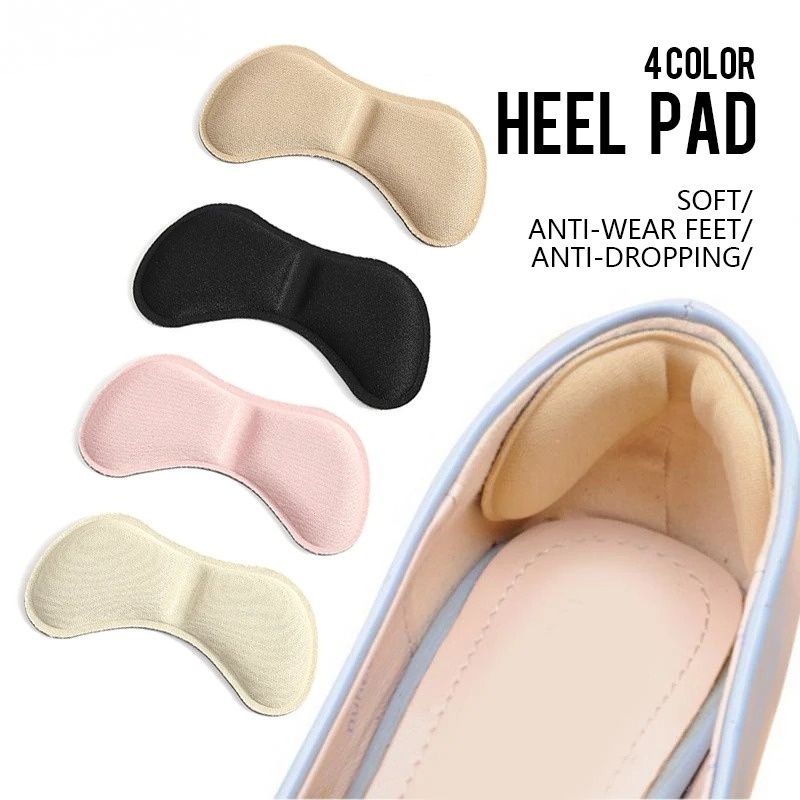 1 Cặp Miếng Dán Gót Giày Cao Gót Bằng Xốp Mềm Vô Hình Chống Mài Mòn Có Thể Điều Chỉnh