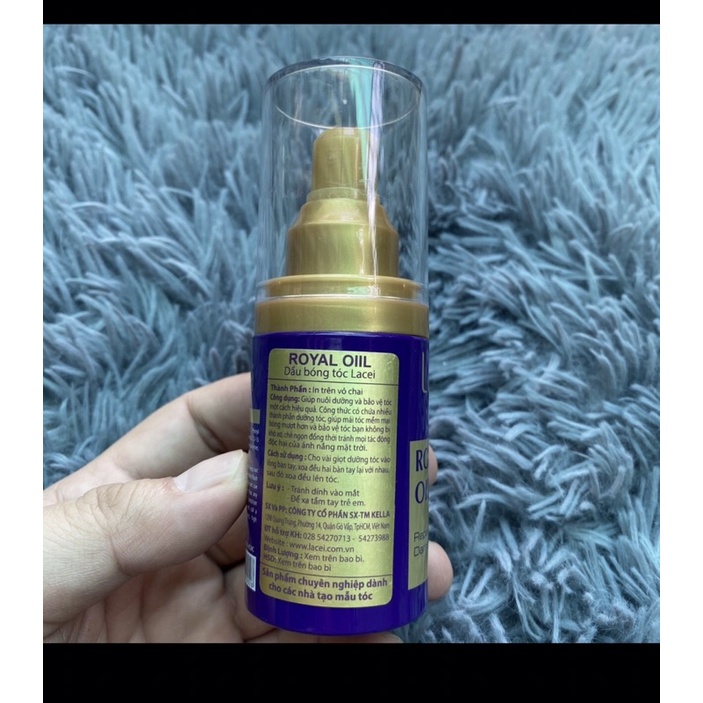 Dầu bóng tím Lacei 70ml❤️_dưỡng tóc bóng mượt, cực thơm_chính hãng 100%