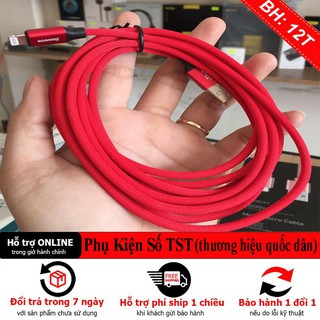 Cáp sạc baseus calyw-c lightning 3m yiven