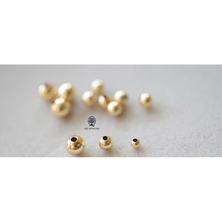Bi bạc mạ vàng 3mm