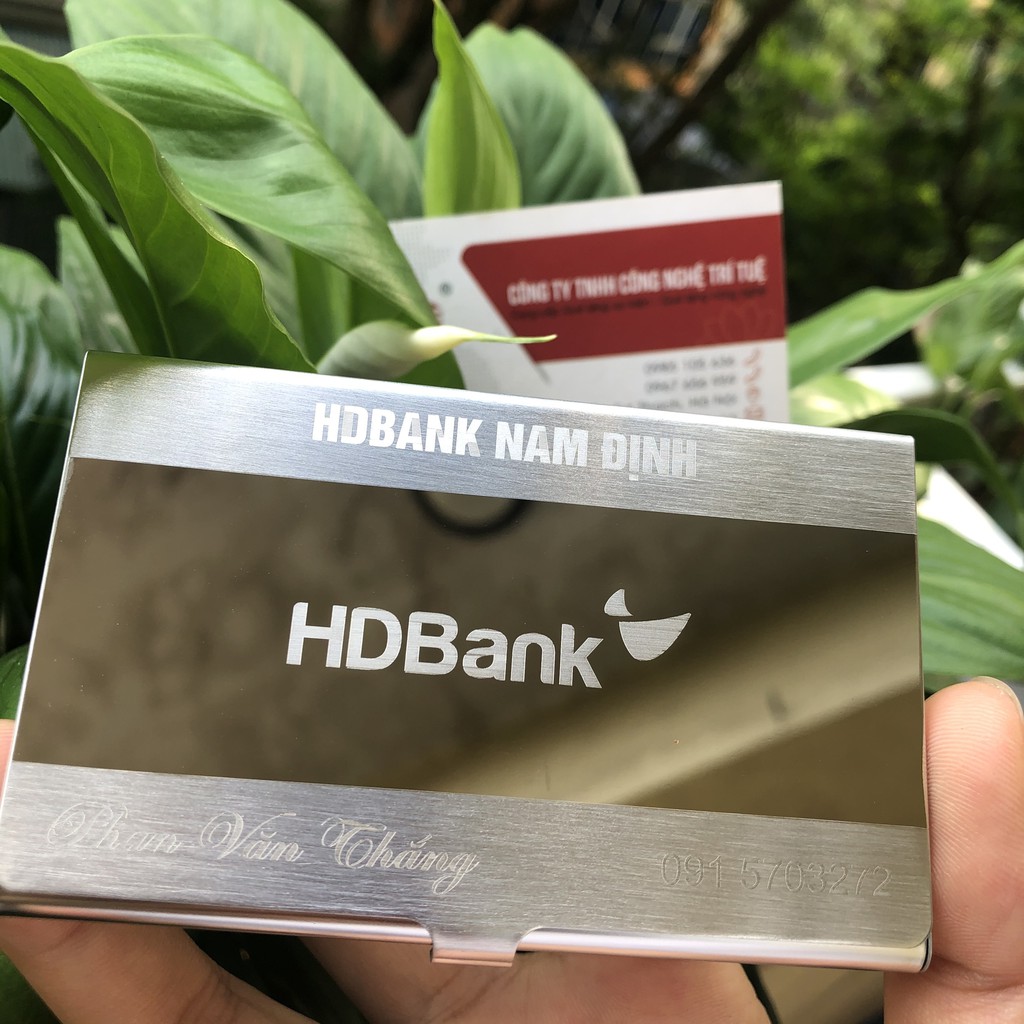 Hộp đựng name card dành cho Nam, hộp đựng ATM dành cho sếp cao cấp chất liệu thép 201 không rỉ