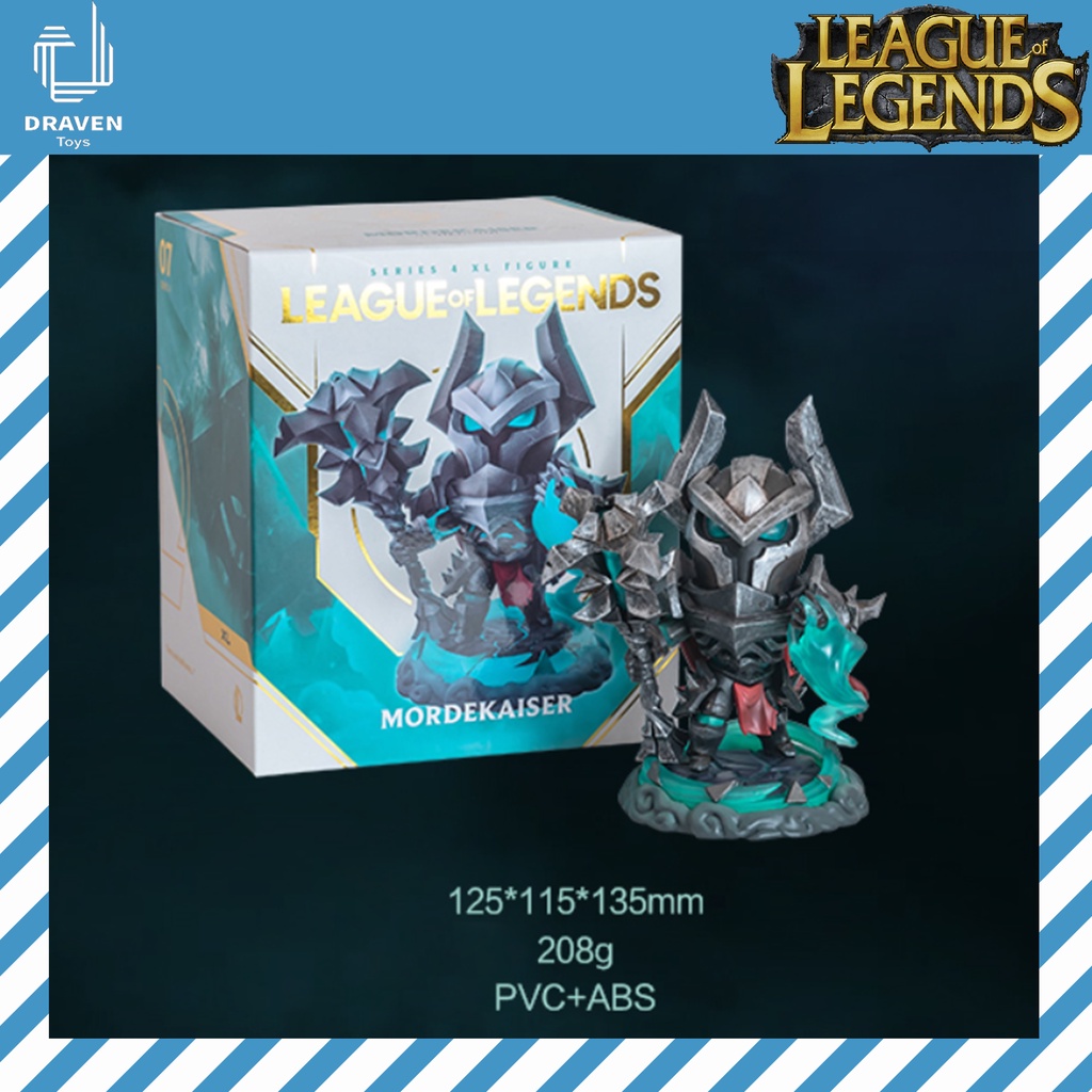 Mô hình Chính hãng Riot Games Mordekaiser Unlocked Statue có led Liên Minh Huyền Thoại LOL - Cam kết hàng Authentic 100%