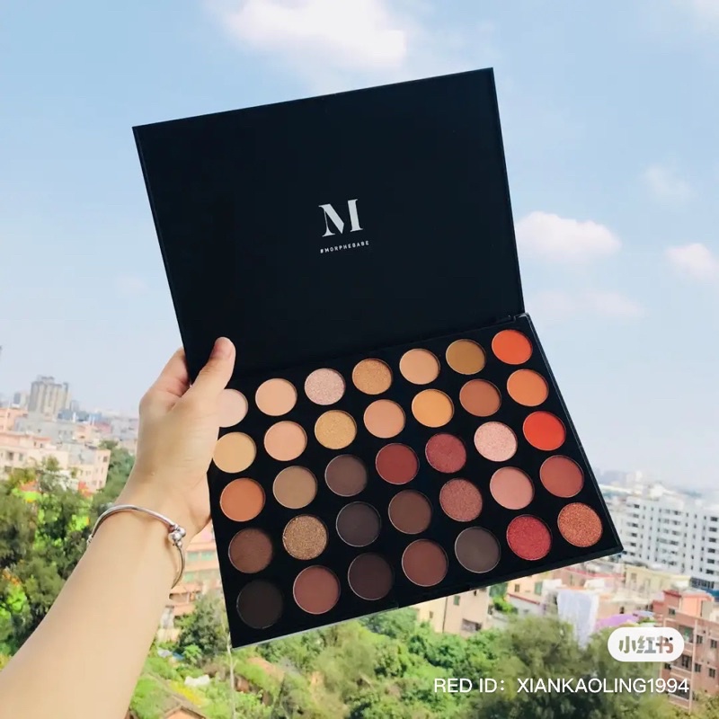 Bảng phấn mắt Morphe 350 Nature Glow Eyeshadow Palette SALE 50% !!