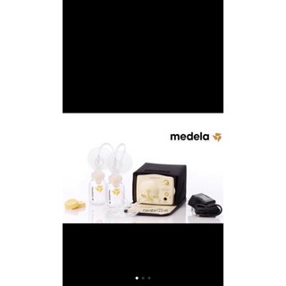 Thanh lý máy hút sữa đôi Medela, full phụ kiện, lực hút mạnh, hàng chính hãng, máy nhỏ gọn thích hợp cho tới công sở, VP