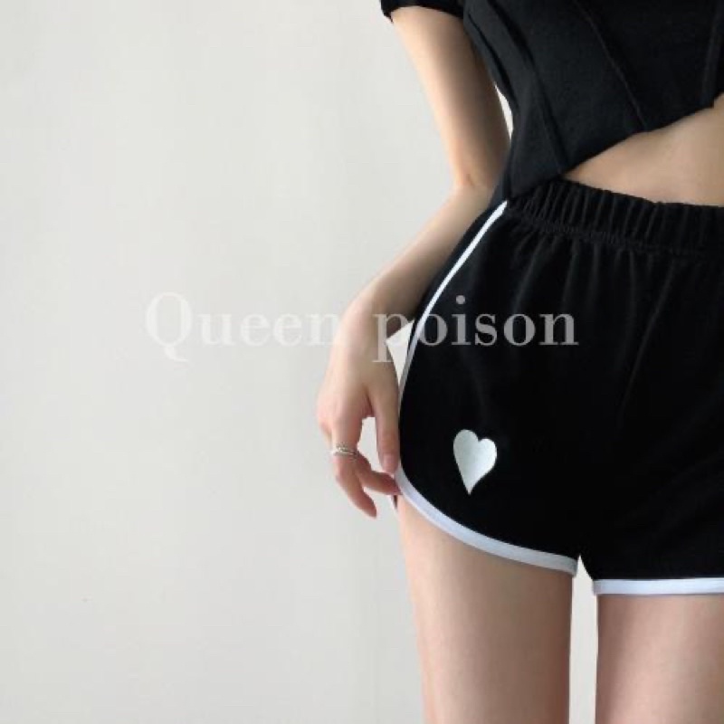 FREESHIP QUẦN SOOC VẢI HOẠ TIẾT TRÁI TYM LƯNG CHUN