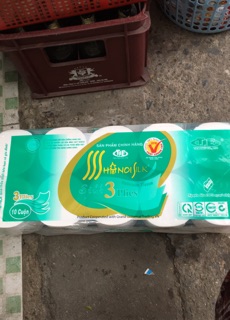 Giấy Vệ Sinh Hà Nội Hàng Loại 1 Chính Hãng Bịch 10 Cuộn