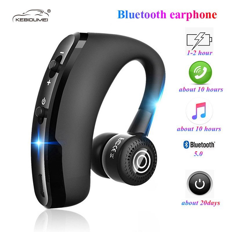 Tai nghe KEBIDUMEI V9 Bluetooth 5.0 tích hợp micro mang lại chế độ rảnh tay tiện dụng