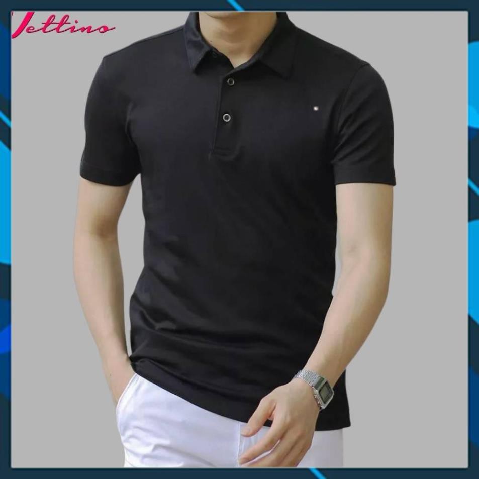 Áo polo nam trơn dáng ôm trẻ trung, áo thun nam cổ bẻ vải cotton co giãn 4 chiều Dole Shop