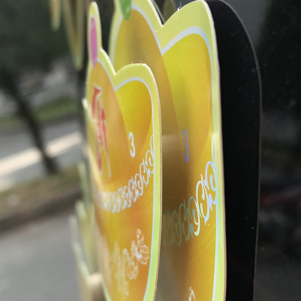 Hình dán trang trí tết set thỏi vàng