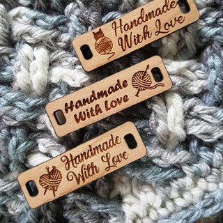 Set 100c Tag gỗ Handmade AKZ-HM002
