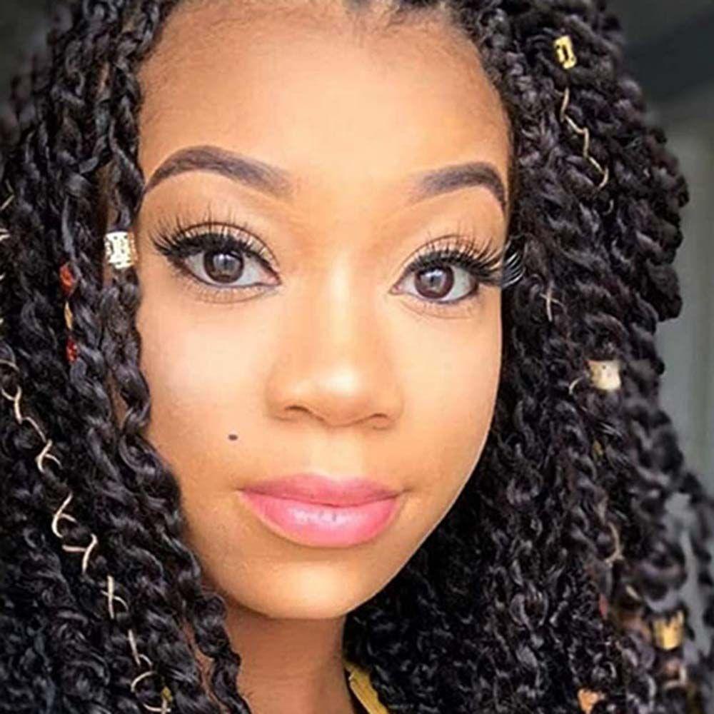 Hạt Dreadlock BLUEVELVET|Kẹp Tóc Kim Loại Có Thể Điều Chỉnh Phong Cách Châu Phi