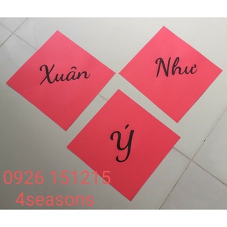 Tem nhãn giấy đỏ dán dưa dán mẹt trang trí tết